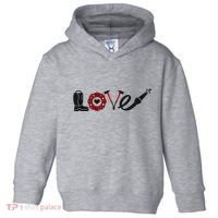 Love Support Firefighters Logo Toddler Hoodie thumb 0