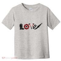 Love Support Firefighters Logo Toddler T-Shirt thumb 0