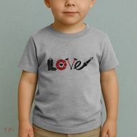 Love Support Firefighters Logo Toddler T-Shirt thumb 2
