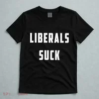 Liberals Suck Funny Liberal T-Shirt thumb 5