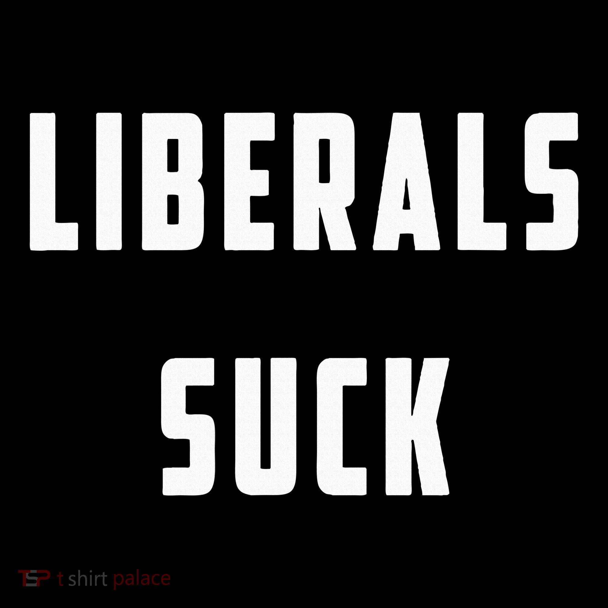 Liberals Suck Funny Liberal Ornament