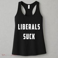 Liberals Suck Funny Liberal Women's Tank Top thumb 3