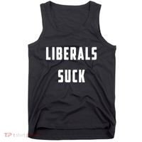 Liberals Suck Funny Liberal Tank Top thumb 0