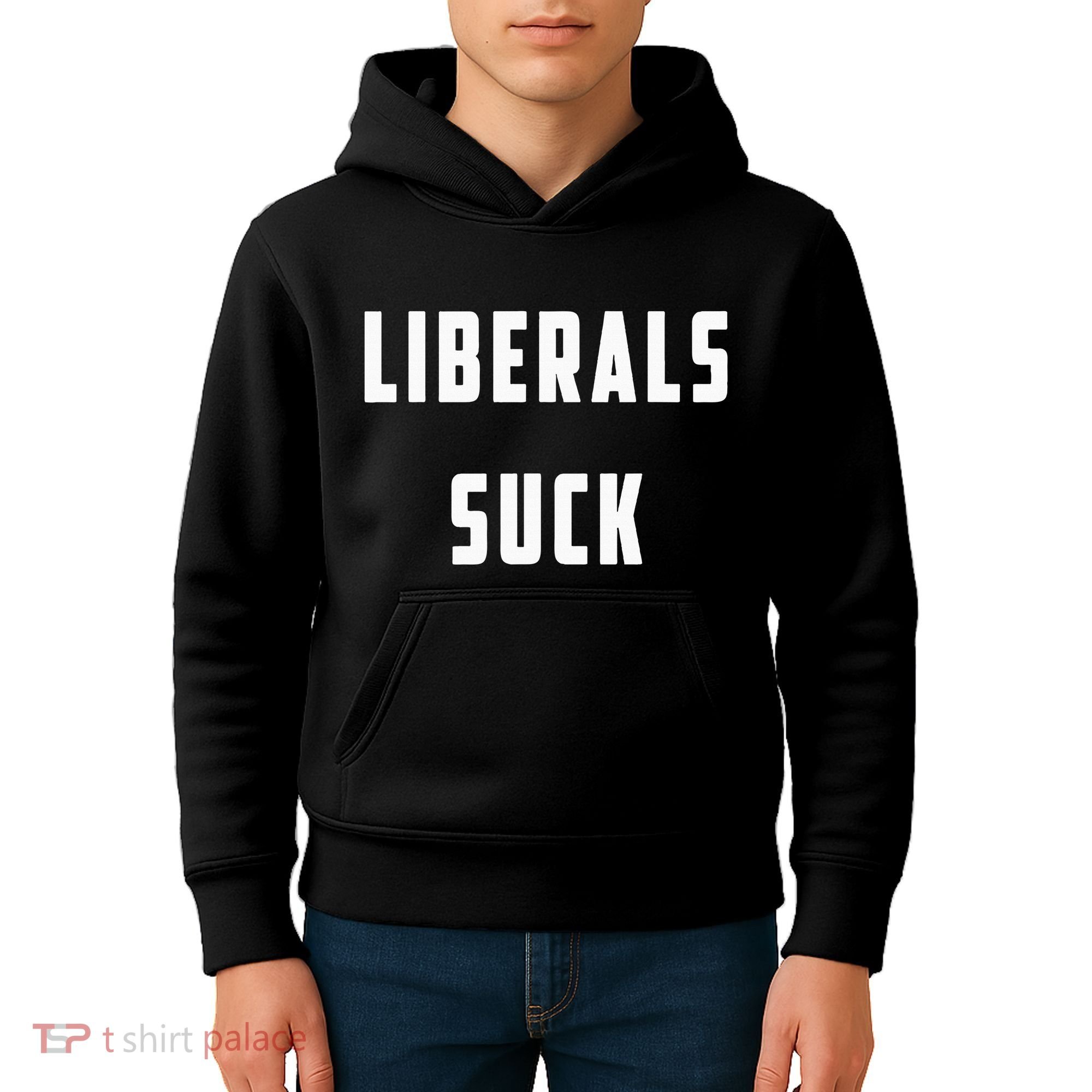 Liberals Suck Funny Liberal Kids Hoodie
