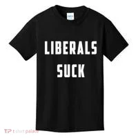 Liberals Suck Funny Liberal Kids T-Shirt thumb 0