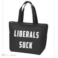 Liberals Suck Funny Liberal Tote Bag thumb 3