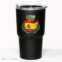 Leon Spain Flag Spanish City Leon Vacation Travel Tumbler thumb 0