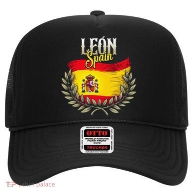 Leon Spain Flag Spanish City Leon Vacation Travel Hat