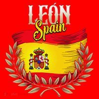 Leon Spain Flag Spanish City Leon Vacation Travel Santa Hat thumb 1