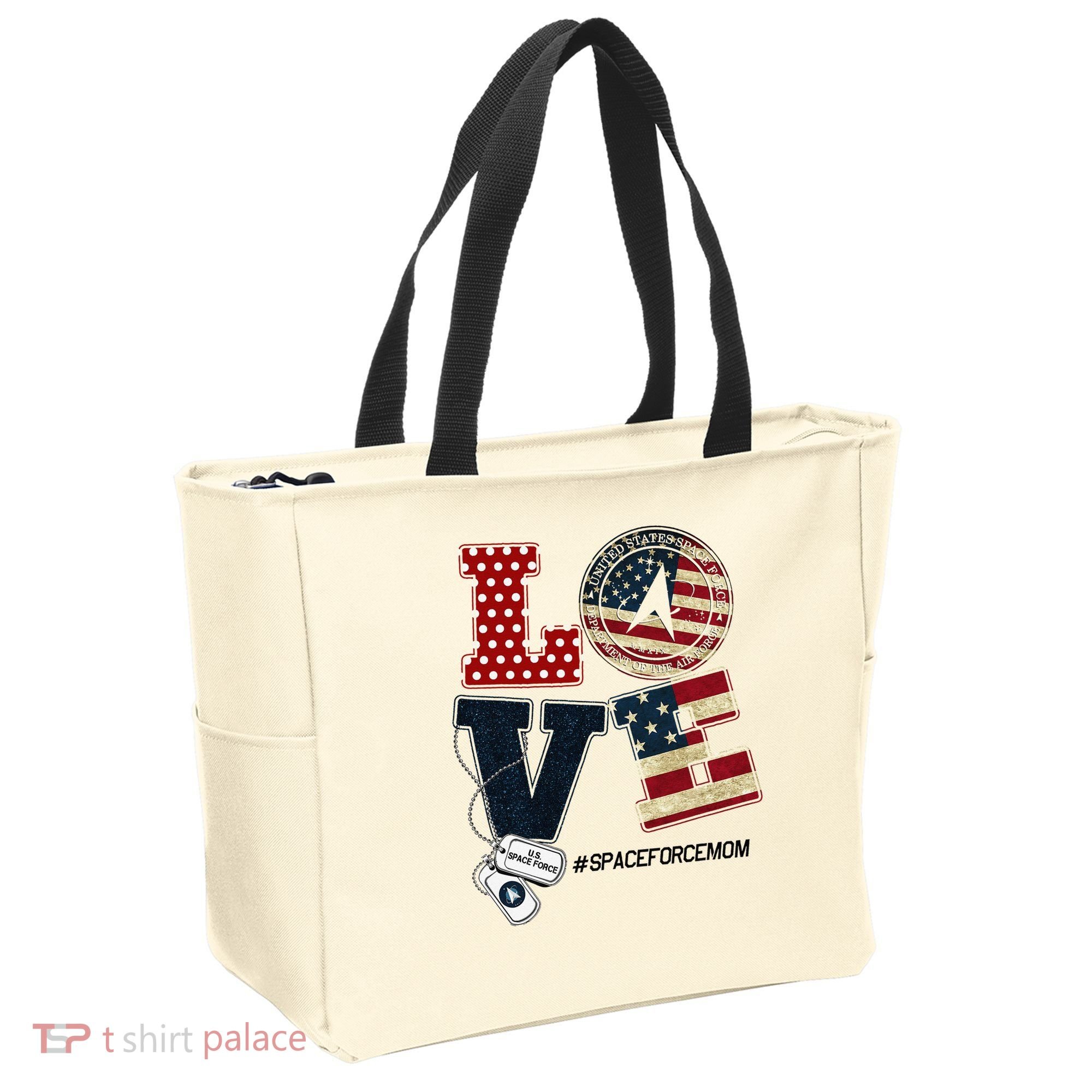 Love Space Force Mom Graduation Proud Space Force Mom Tote Bag