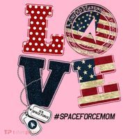 Love Space Force Mom Graduation Proud Space Force Mom Coaster thumb 2