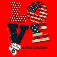 Love Space Force Mom Graduation Proud Space Force Mom Santa Hat thumb 1