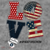 Love Space Force Mom Graduation Proud Space Force Mom Toddler Hoodie thumb 2
