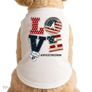 Love Space Force Mom Graduation Proud Space Force Mom Doggie Tank