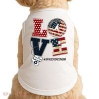 Love Space Force Mom Graduation Proud Space Force Mom Doggie Tank thumb 0
