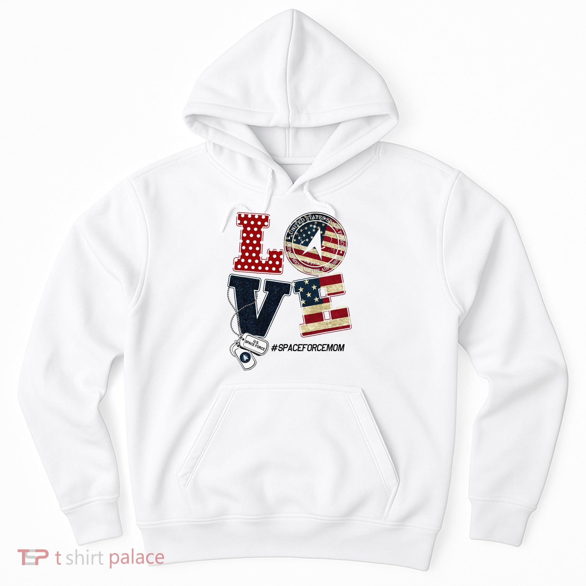 Love Space Force Mom Graduation Proud Space Force Mom Hoodie