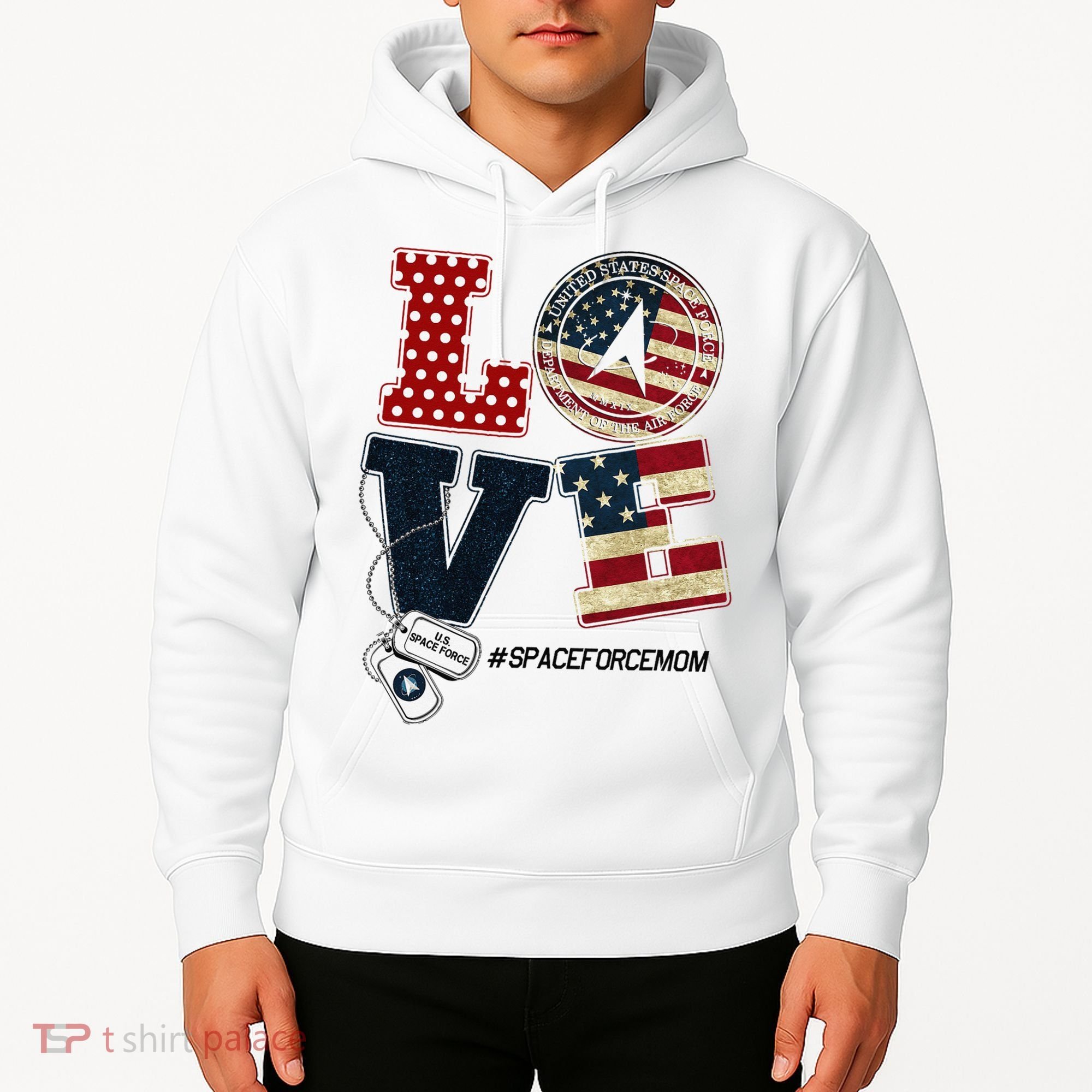 Love Space Force Mom Graduation Proud Space Force Mom Hoodie