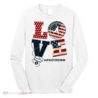 Love Space Force Mom Graduation Proud Space Force Mom Long Sleeve Shirt thumb 0