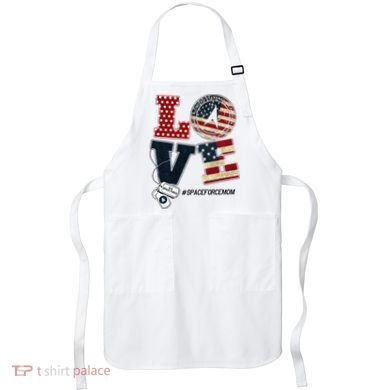 Love Space Force Mom Graduation Proud Space Force Mom Apron