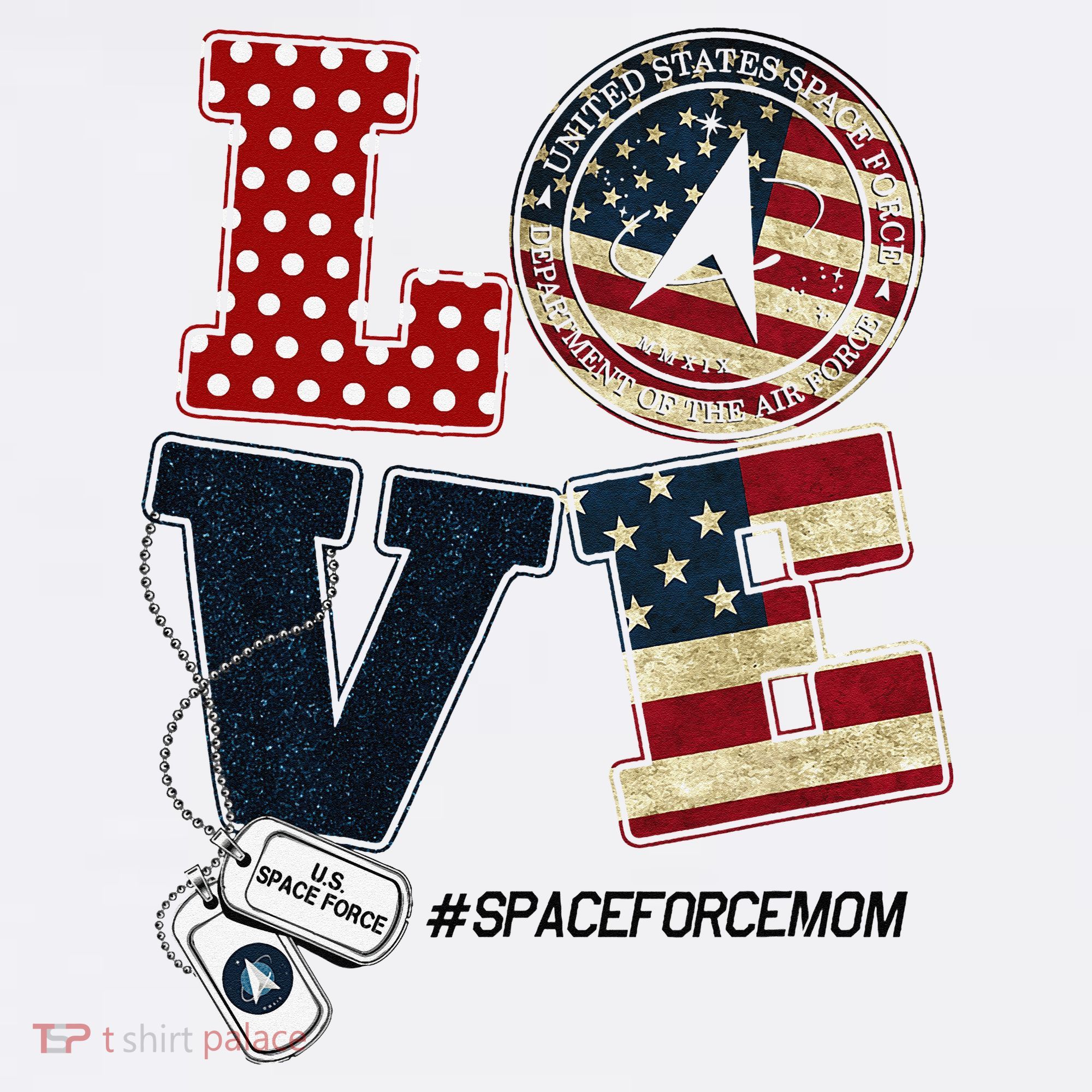 Love Space Force Mom Graduation Proud Space Force Mom Apron
