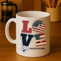 Love Space Force Mom Graduation Proud Space Force Mom Coffee Mug thumb 4