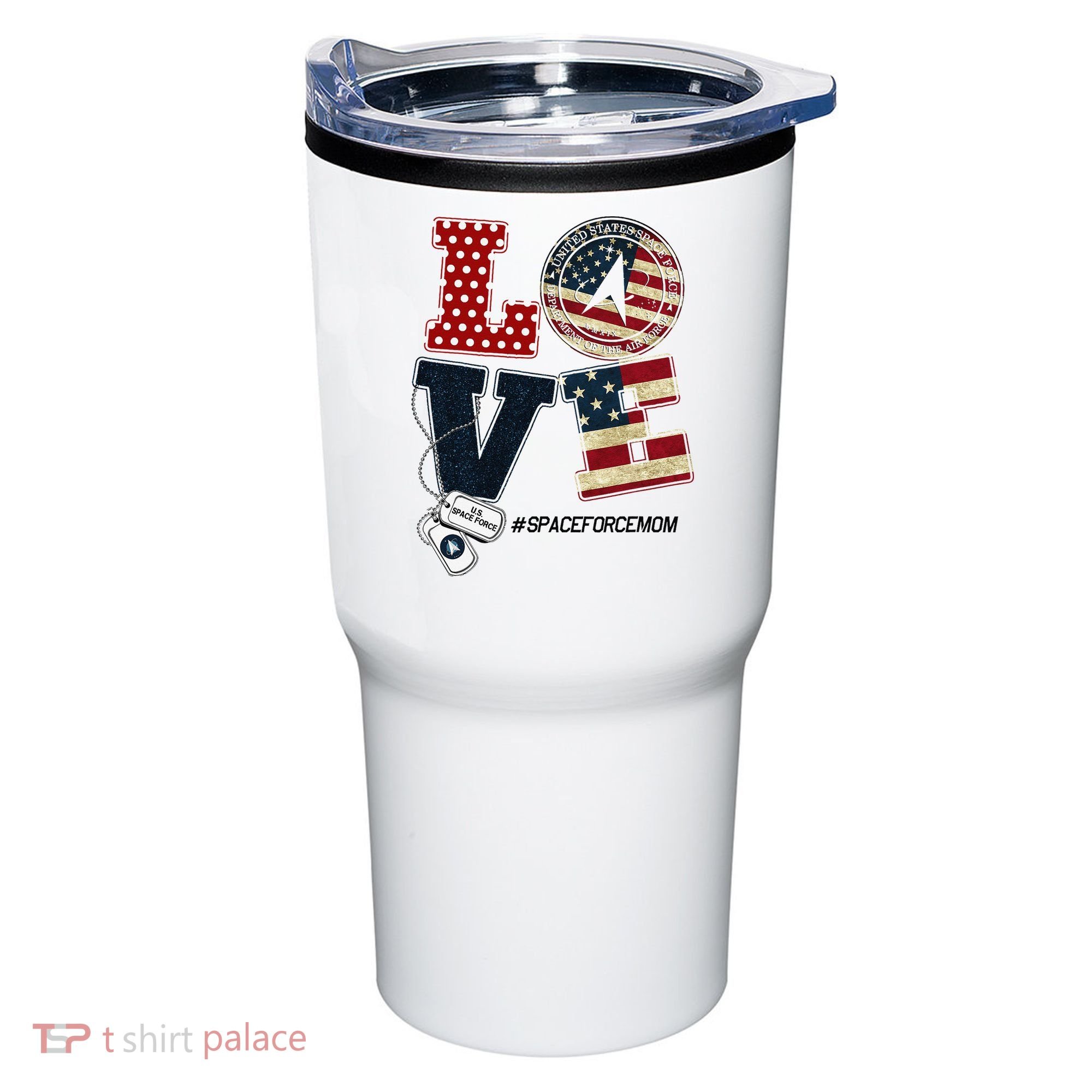 Love Space Force Mom Graduation Proud Space Force Mom Tumbler