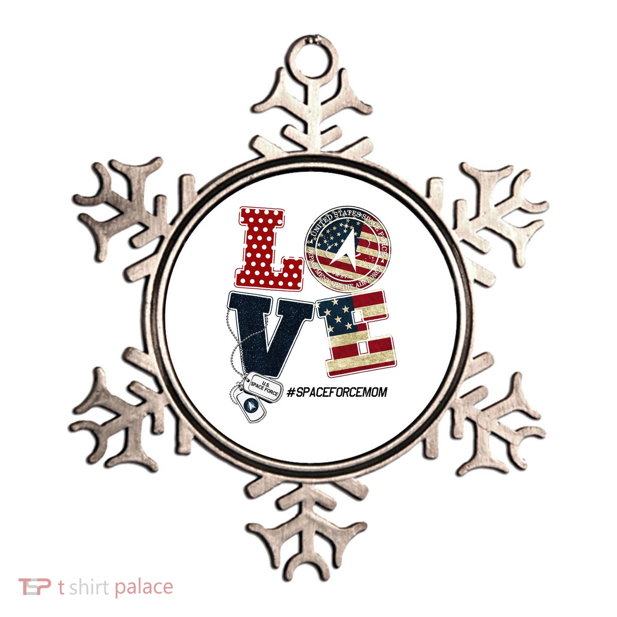 Love Space Force Mom Graduation Proud Space Force Mom Ornament