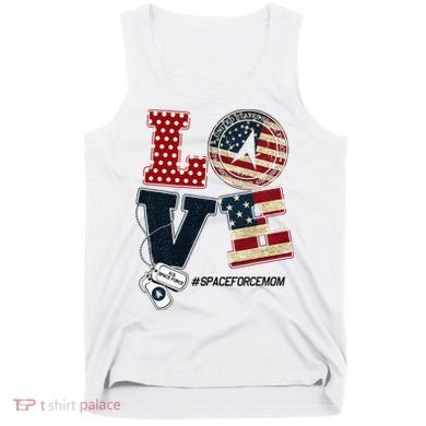 Love Space Force Mom Graduation Proud Space Force Mom Tank Top