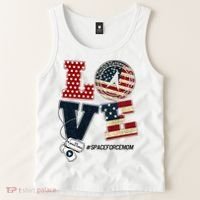 Love Space Force Mom Graduation Proud Space Force Mom Tank Top thumb 2
