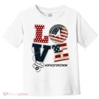 Love Space Force Mom Graduation Proud Space Force Mom Toddler T-Shirt thumb 0