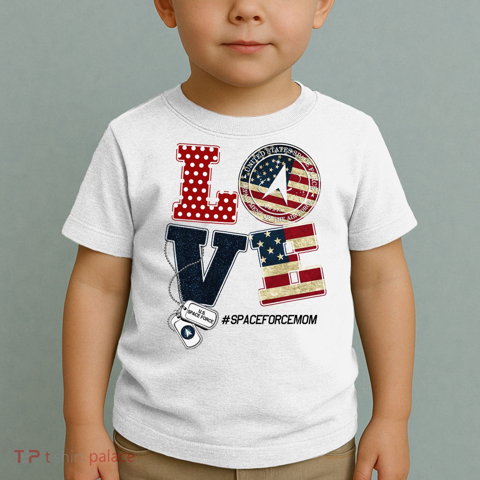 Love Space Force Mom Graduation Proud Space Force Mom Toddler T-Shirt