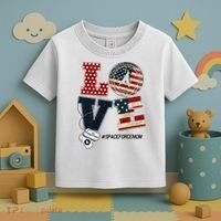 Love Space Force Mom Graduation Proud Space Force Mom Toddler T-Shirt thumb 3