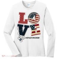 Love Space Force Mom Graduation Proud Space Force Mom Women's Long Sleeve Shirt thumb 0