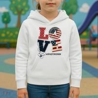 Love Space Force Mom Graduation Proud Space Force Mom Kids Hoodie thumb 3