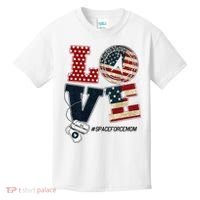 Love Space Force Mom Graduation Proud Space Force Mom Kids T-Shirt thumb 0