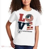 Love Space Force Mom Graduation Proud Space Force Mom Kids T-Shirt thumb 2