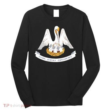 Louisiana State Flag Long Sleeve Shirt