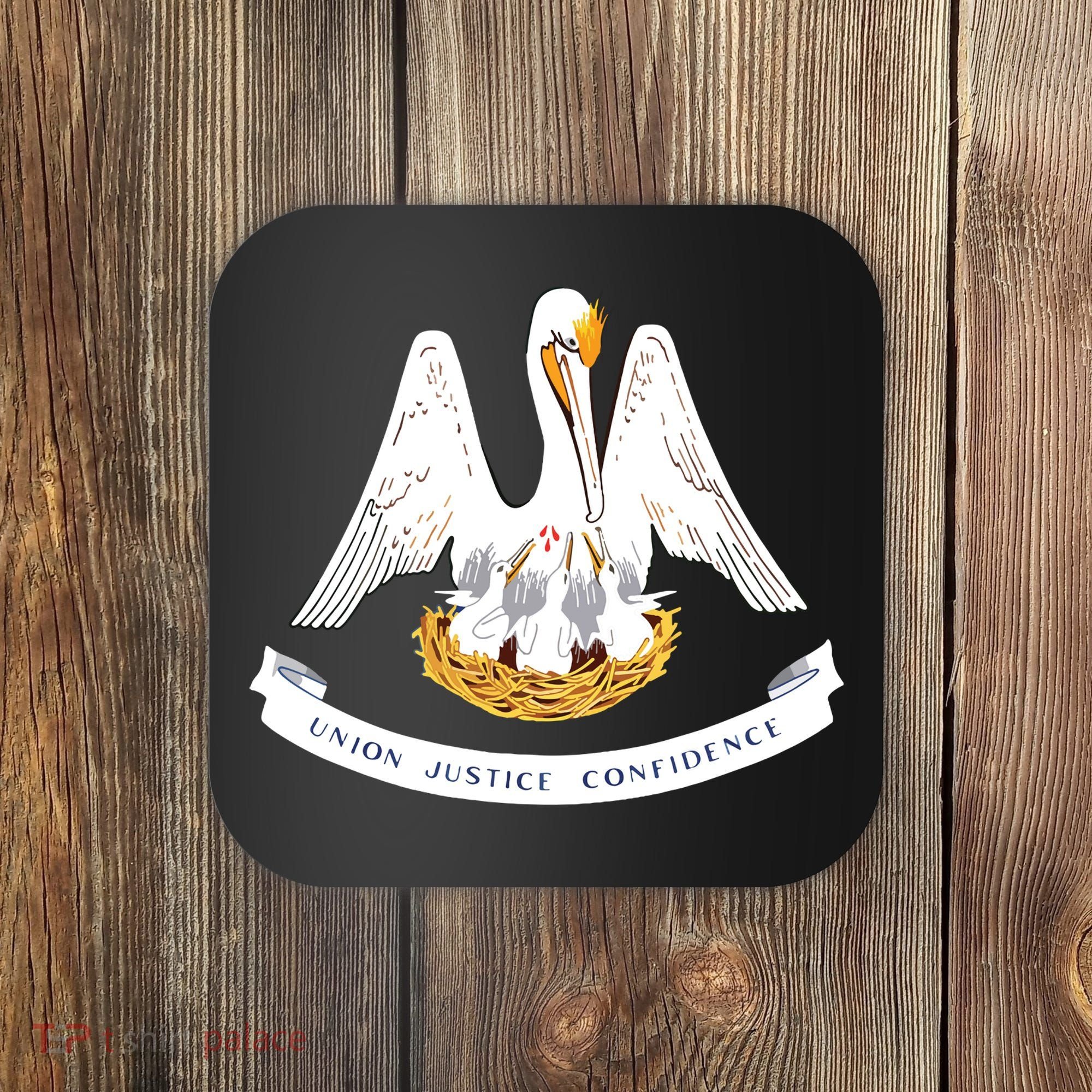 Louisiana State Flag Coaster