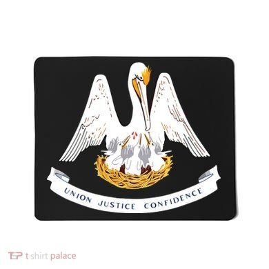Louisiana State Flag Mousepad
