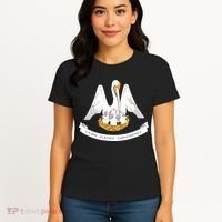 Louisiana State Flag Women's T-Shirt thumb 4