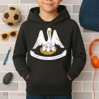Louisiana State Flag Kids Hoodie thumb 2