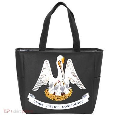 Louisiana State Flag Tote Bag