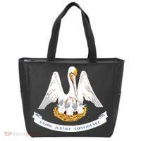 Louisiana State Flag Tote Bag thumb 0