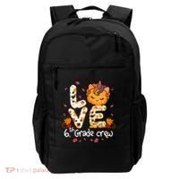 Love Sixth Grade Crew Unicorn Pumpkin 6Th Grade Funny Gift Backpack thumb 0