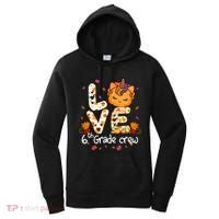 Love Sixth Grade Crew Unicorn Pumpkin 6Th Grade Funny Gift Women's Hoodie thumb 0