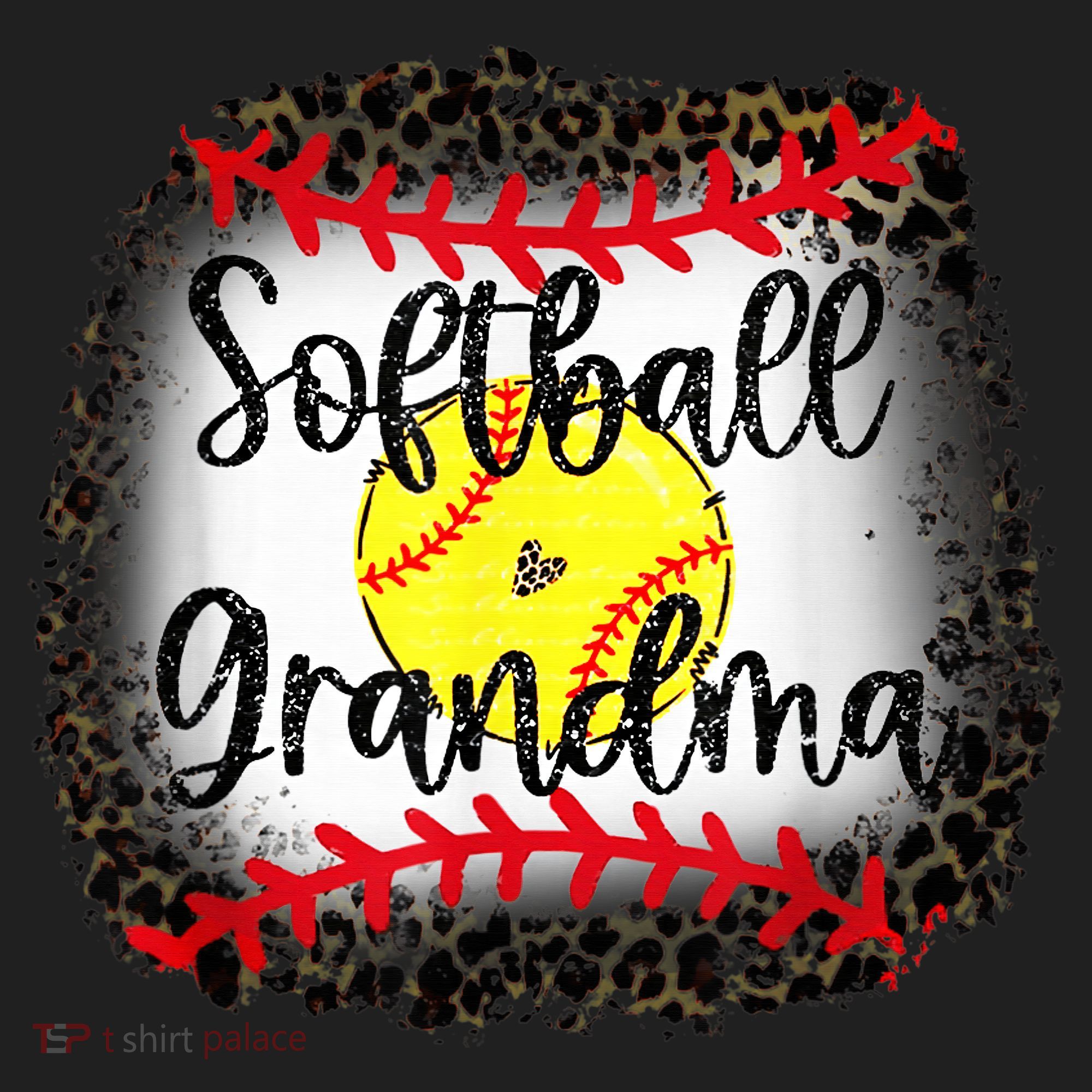 Leopard Softball Grandma - Softball Grandma Women's Sweatshirt