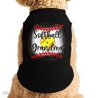 Leopard Softball Grandma - Softball Grandma Doggie Tank thumb 0