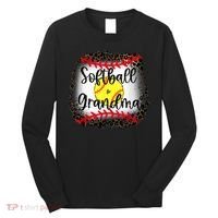 Leopard Softball Grandma - Softball Grandma Long Sleeve Shirt thumb 0