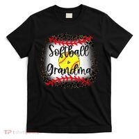 Leopard Softball Grandma - Softball Grandma T-Shirt thumb 0