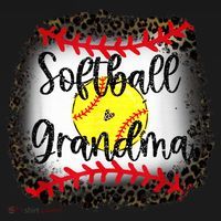 Leopard Softball Grandma - Softball Grandma Women's Hoodie thumb 2